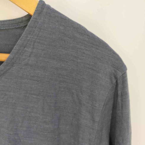アルクフェニックス ALK PHENIX ラムウール Uネック ロングスリーブTシャツ メンズ JPN:M